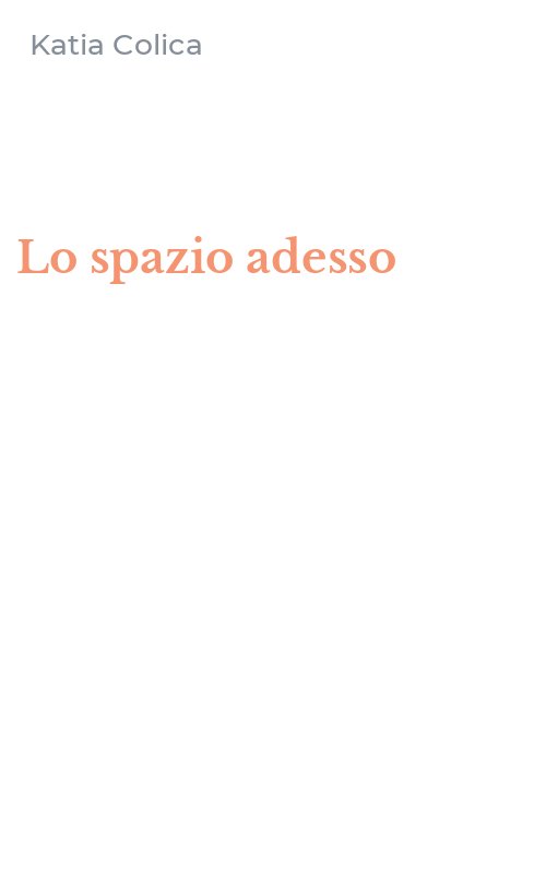 Lo spazio adesso