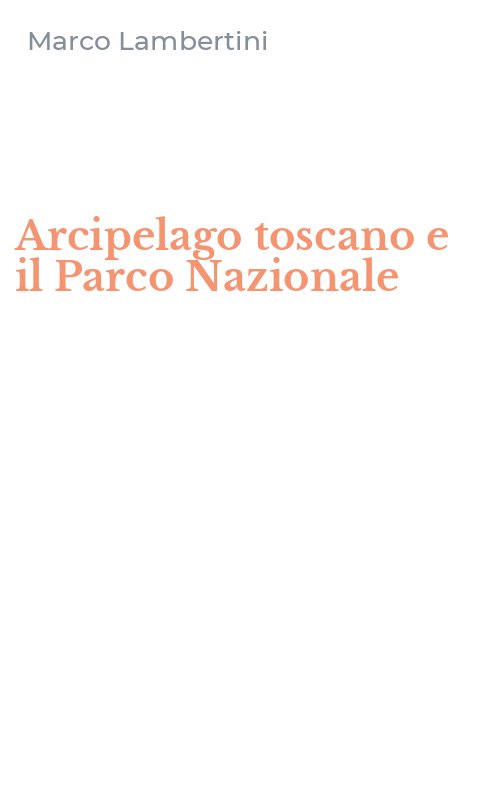 Arcipelago toscano e il Parco Nazionale