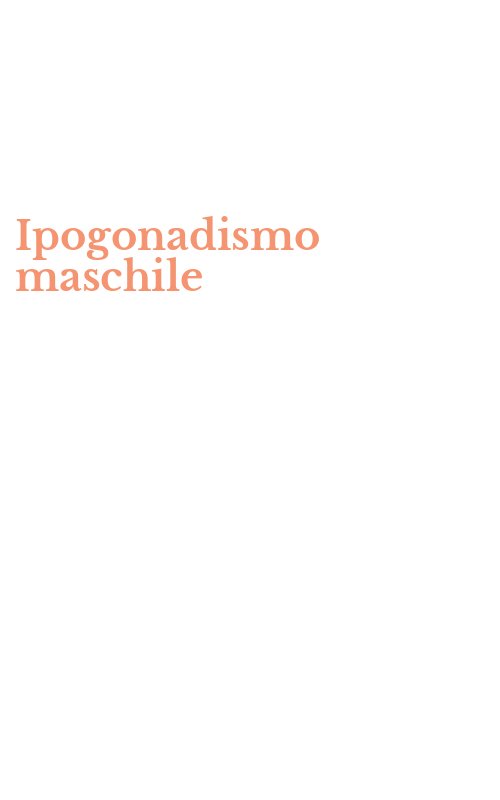 Ipogonadismo maschile