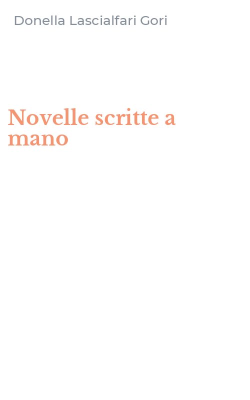 Novelle scritte a mano