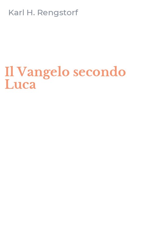 Il Vangelo secondo Luca