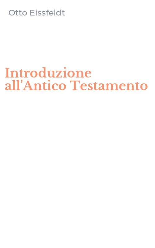 Introduzione all'Antico Testamento