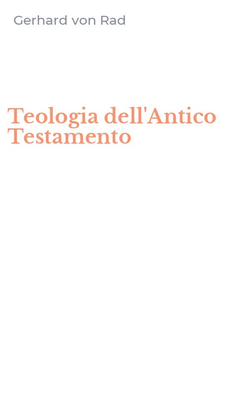 Teologia dell'Antico Testamento
