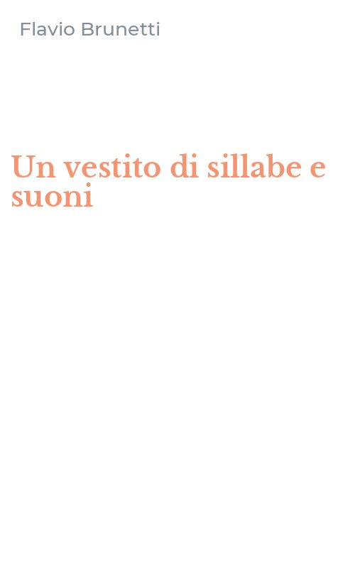 Un vestito di sillabe e suoni