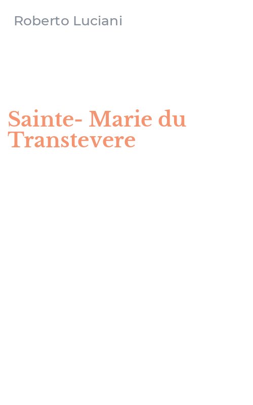 Sainte-Marie du Transtevere