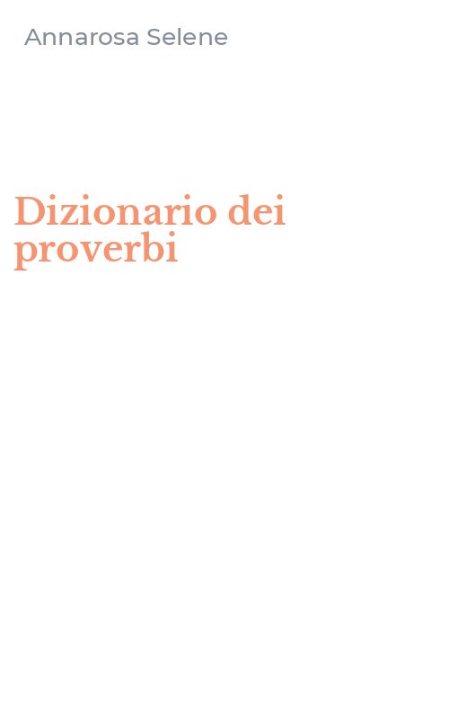 Dizionario dei proverbi