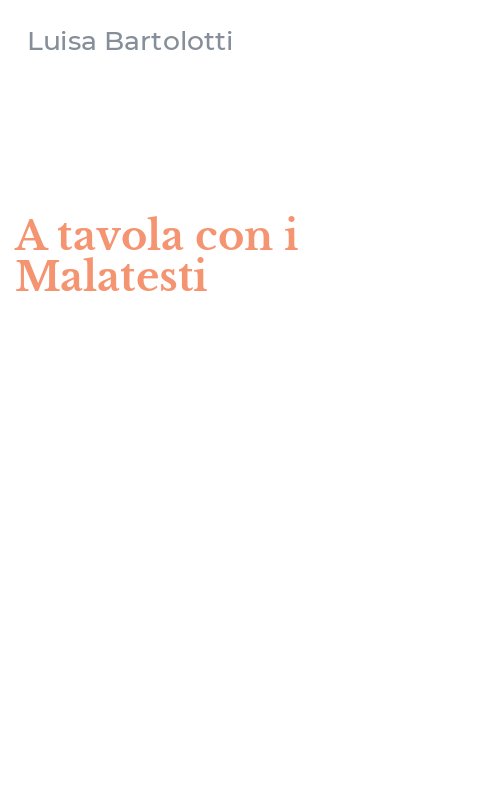 A tavola con i Malatesti