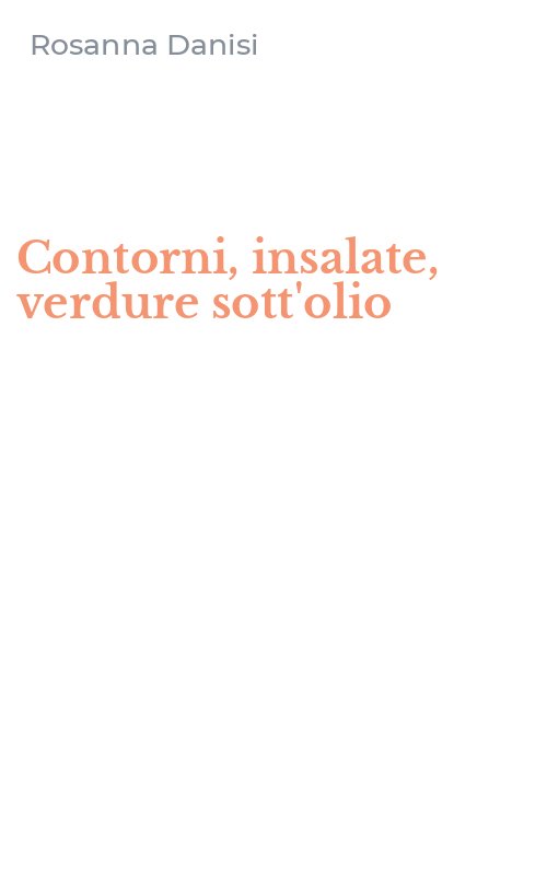 Contorni, insalate, verdure sott'olio