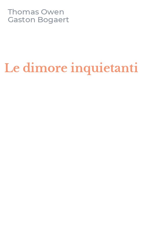 Le dimore inquietanti