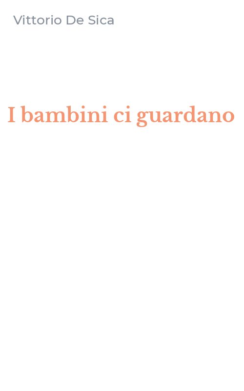 I bambini ci guardano
