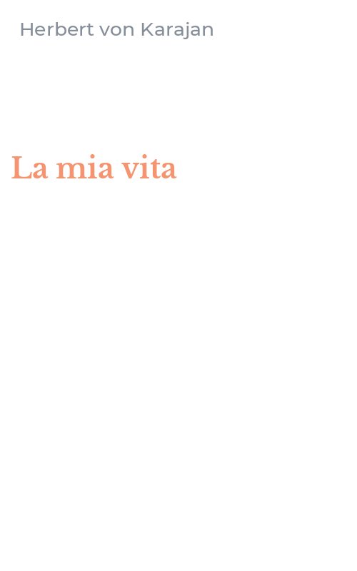 La mia vita