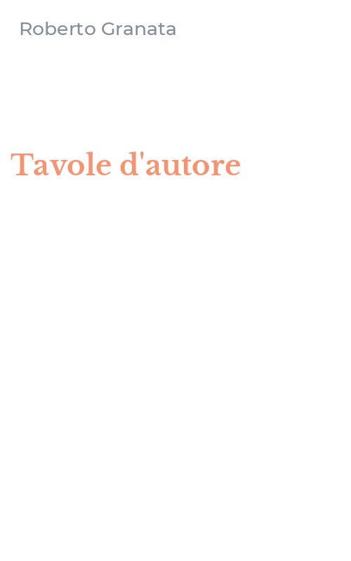 Tavole d'autore