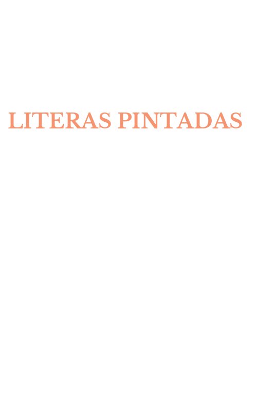 LITERAS PINTADAS