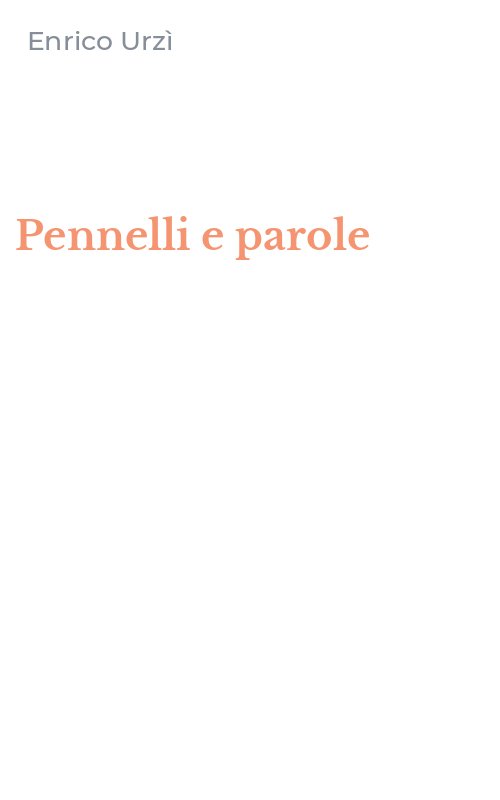 Pennelli e parole