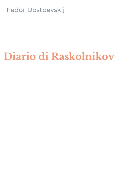 Diario di Raskolnikov