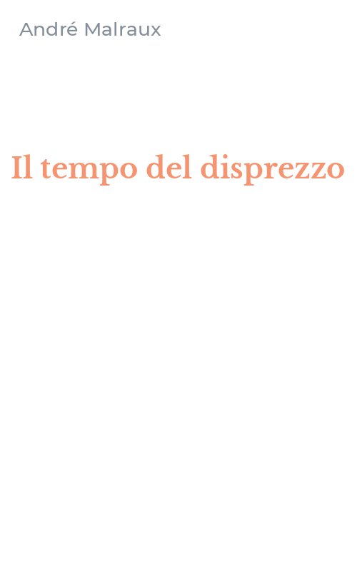 Il tempo del disprezzo
