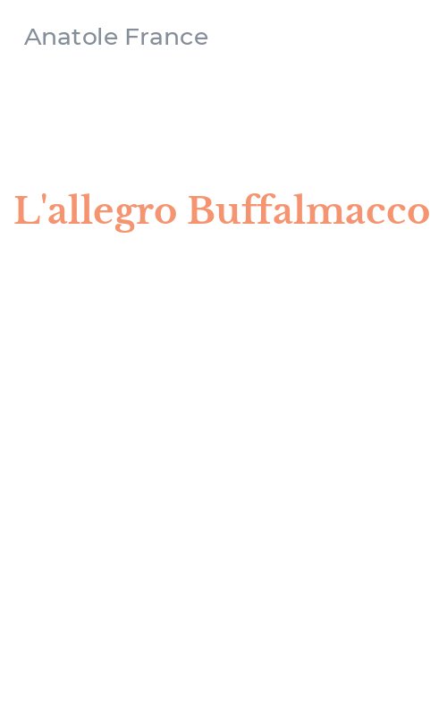 L'allegro Buffalmacco