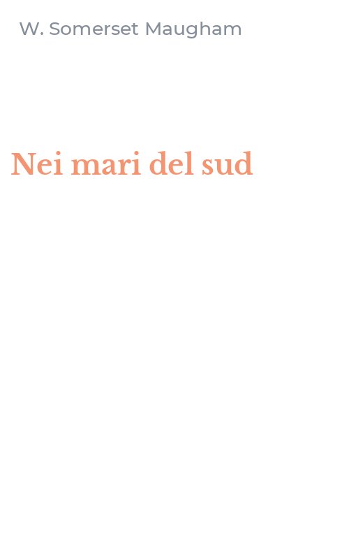 Nei mari del sud