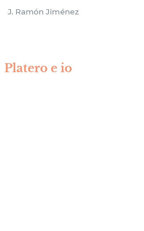 Platero e io