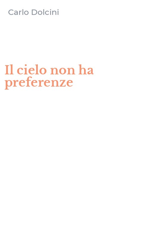 Il cielo non ha preferenze