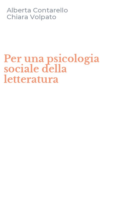 Per una psicologia sociale della letteratura