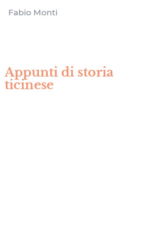 Appunti di storia ticinese