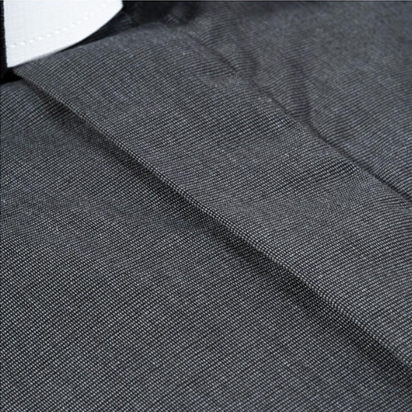 100% cotone , antracite, manica lunga
