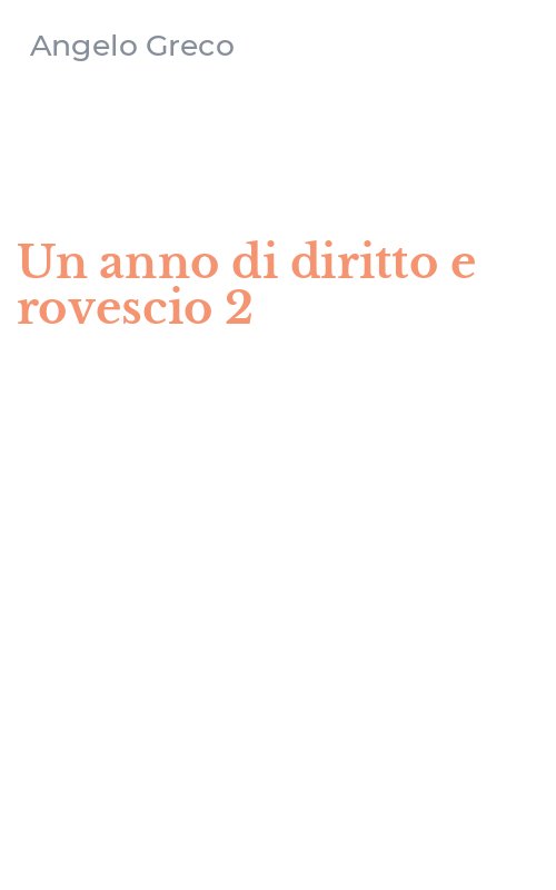 Un anno di diritto e rovescio 2