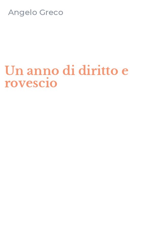 Un anno di diritto e rovescio