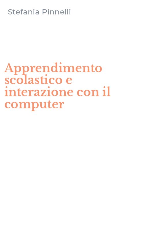 Apprendimento scolastico e interazione con il computer