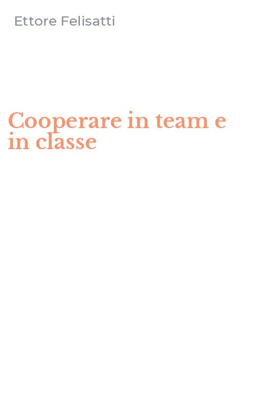 Cooperare in team e in classe
