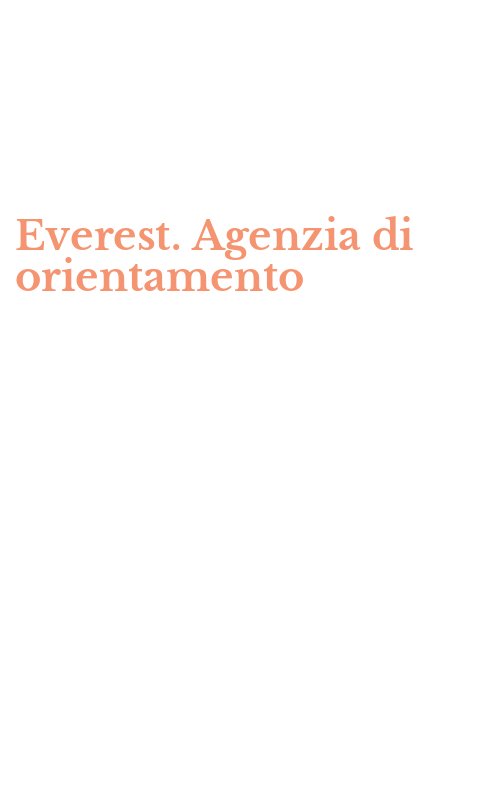 Everest. Agenzia di orientamento