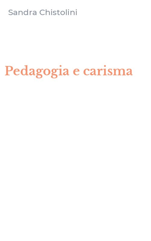 Pedagogia e carisma