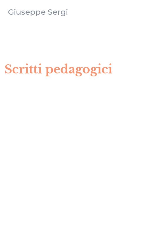 Scritti pedagogici