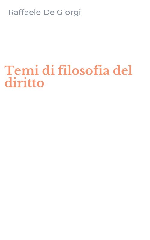 Temi di filosofia del diritto