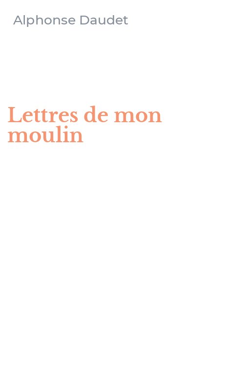 Lettres de mon moulin
