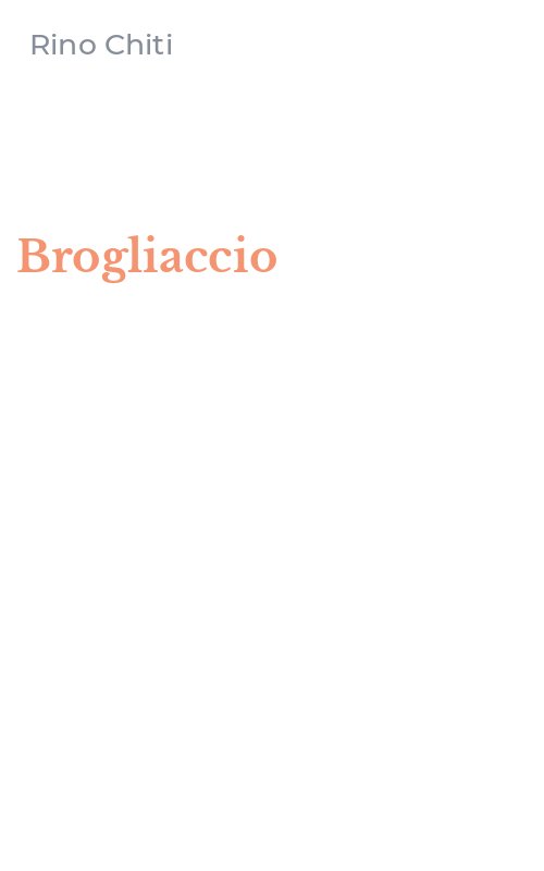 Brogliaccio