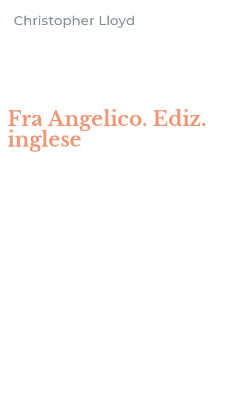 Fra Angelico. Ediz. inglese