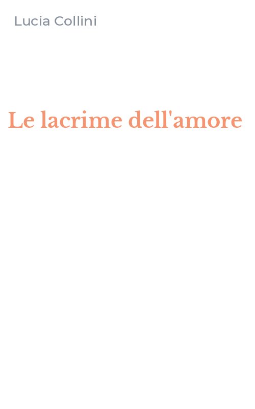 Le lacrime dell'amore