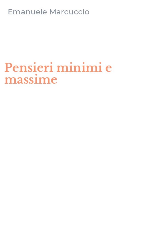Pensieri minimi e massime