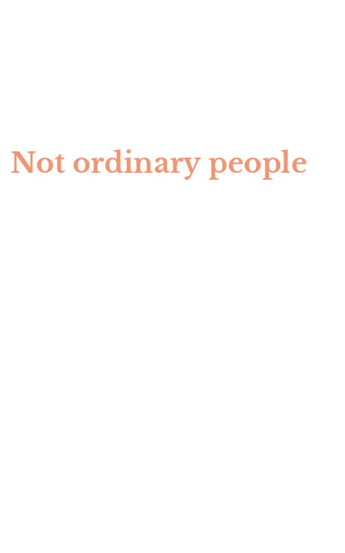 Not ordinary people