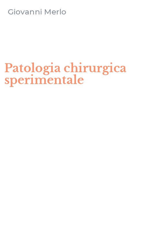 Patologia chirurgica sperimentale