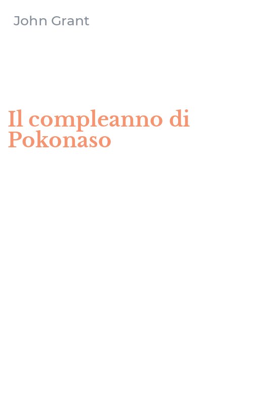 Il compleanno di Pokonaso