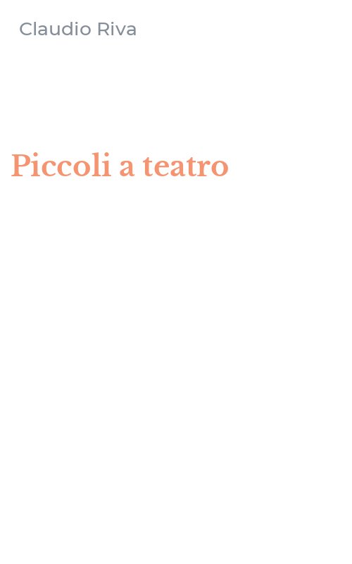 Piccoli a teatro