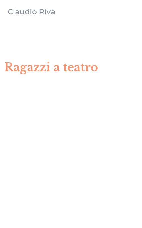 Ragazzi a teatro