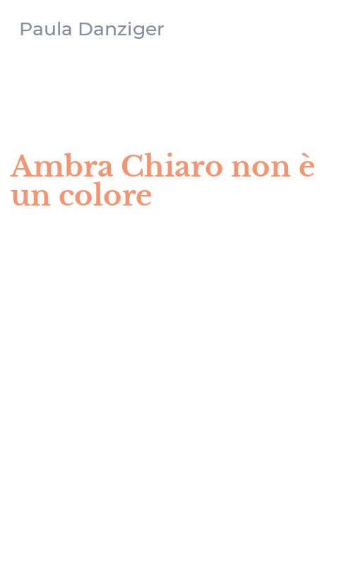 Ambra Chiaro non è un colore
