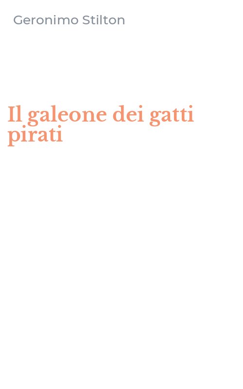 Il galeone dei gatti pirati