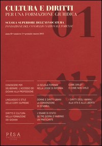 Cultura e diritti. Per una formazione giuridica