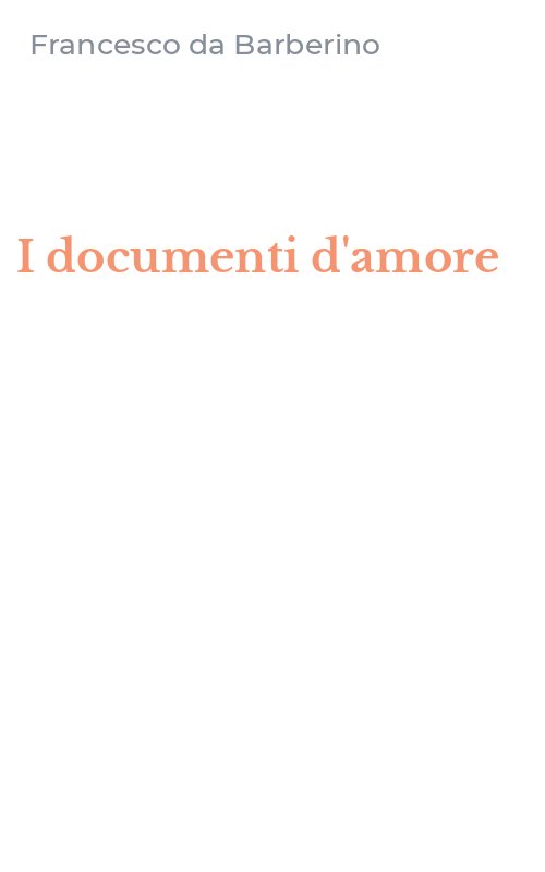 I documenti d'amore