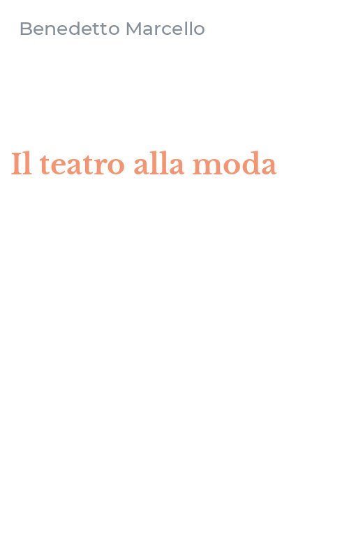 Il teatro alla moda